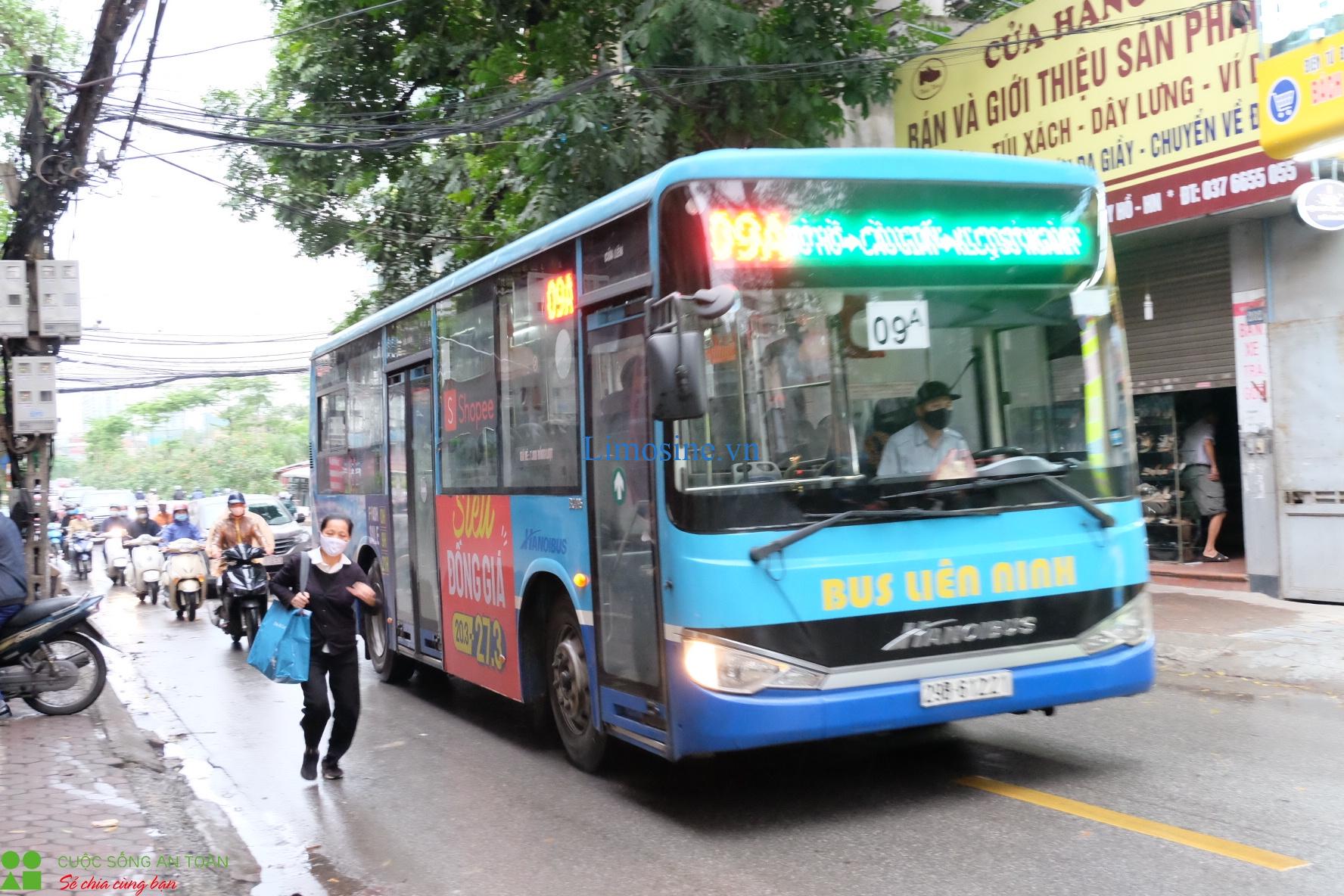 Danh sách, lộ trình 110 tuyến xe buýt Hà Nội - xe bus Hà Nội chi tiết nhất