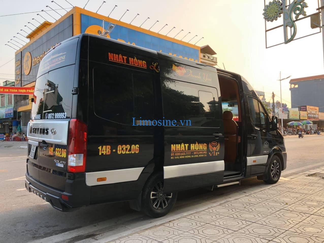 Top 10 Nhà xe khách Móng Cái – Mỹ Đình Hà Nội limousine giường nằm