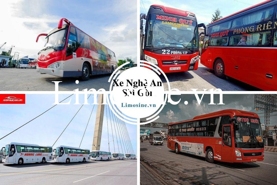 Top 15 Nhà xe khách Nghệ An Sài Gòn đặt vé limousine giường nằm