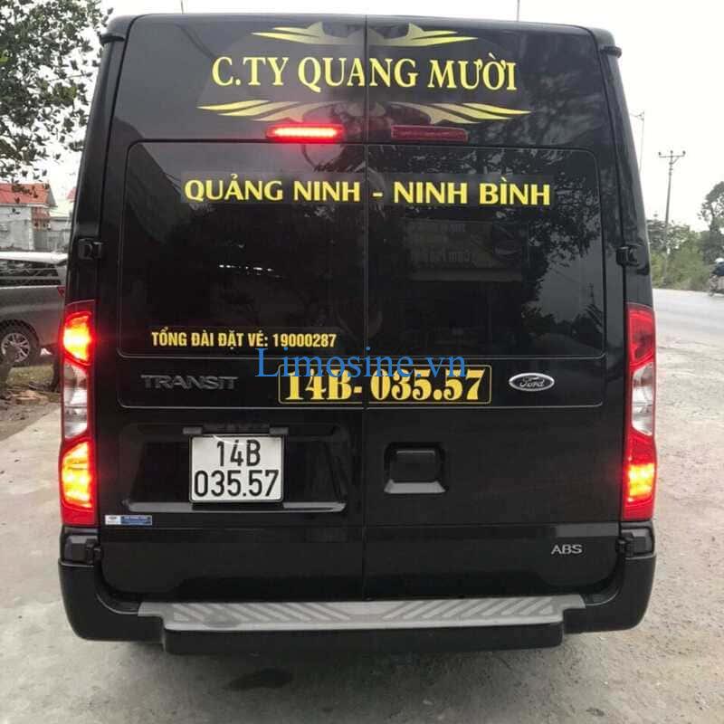 Top 9 Nhà xe Ninh Bình Quảng Ninh vé xe khách limousine giường nằm