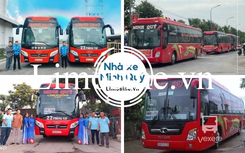 Nhà xe Minh Quý - Số điện thoại đặt vé Thanh Hóa Vũng Tàu Bình Dương