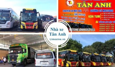 Nhà xe Tân Anh - Số điện thoại, giá vé, địa chỉ bến xe Sài Gòn Kon Tum