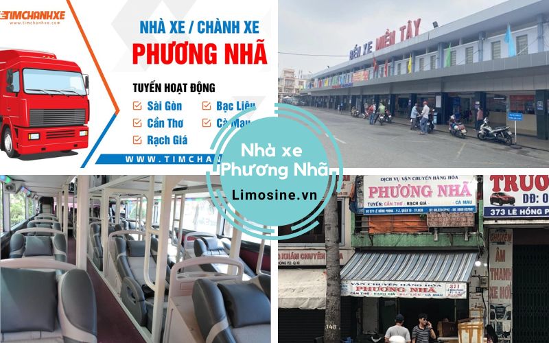 Xe Phương Nhã - Số điện thoại đặt vé Sài Gòn Cần Thơ Rạch Giá Cà Mau