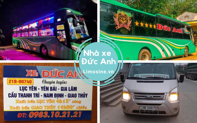 Nhà xe Đức Anh - Số điện thoại đặt vé đi Lục Yên Thiệu Hóa Ninh Bình