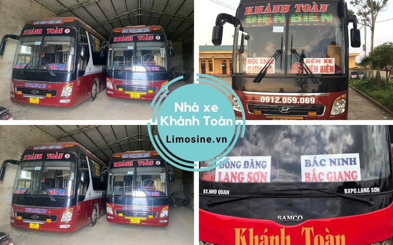 Xe Khánh Toàn - Số điện thoại đi Ninh Bình Bắc Ninh Lạng Sơn Điện Biên