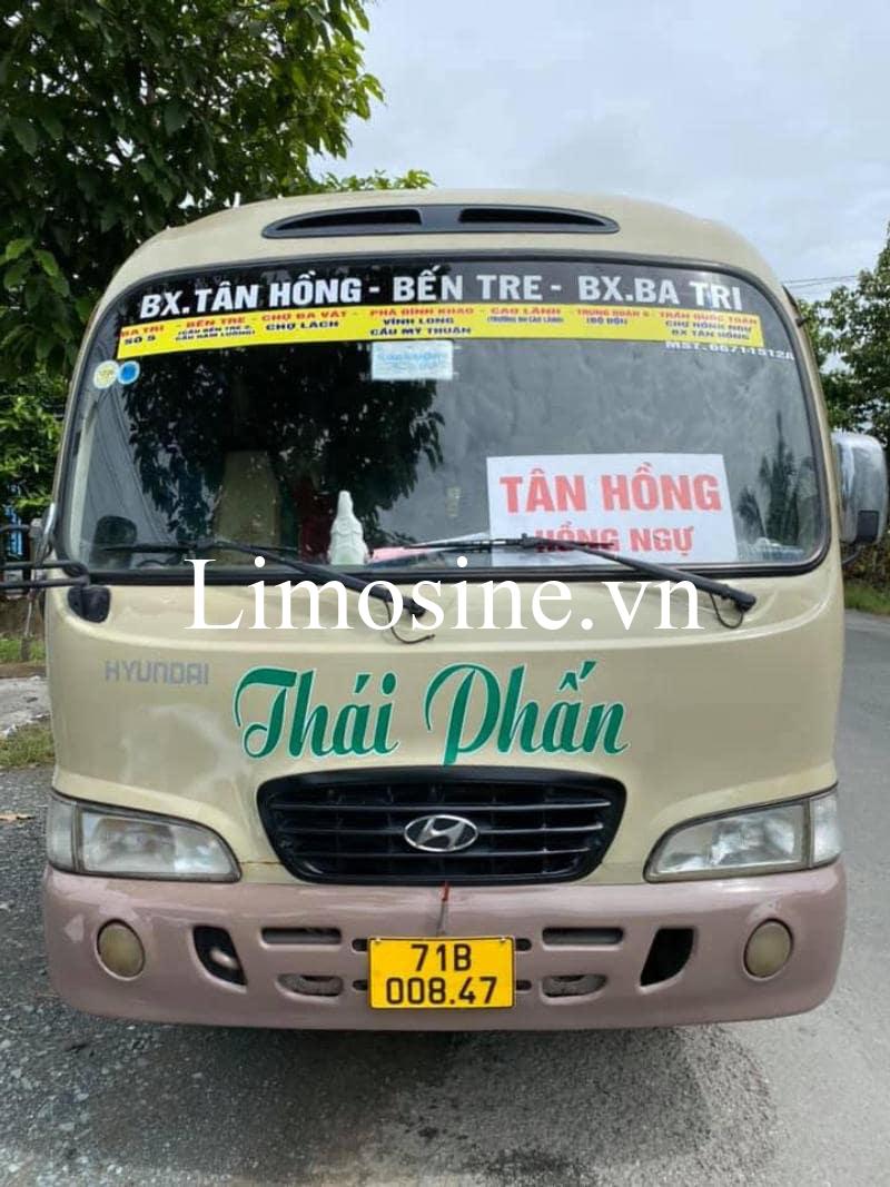 Top 5 Nhà xe Bến Tre đi Bình Phước Đồng Xoài Lộc Ninh giường nằm