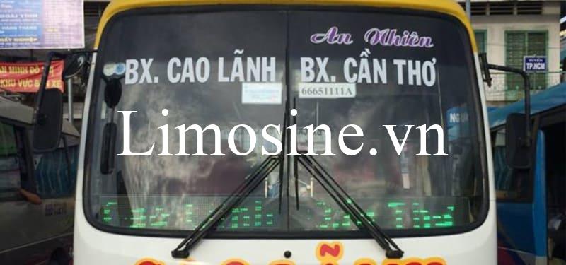 Top 5 Nhà xe Cao Lãnh đi Cần Thơ ghé Sa Đéc Hồng Ngự Đồng Tháp