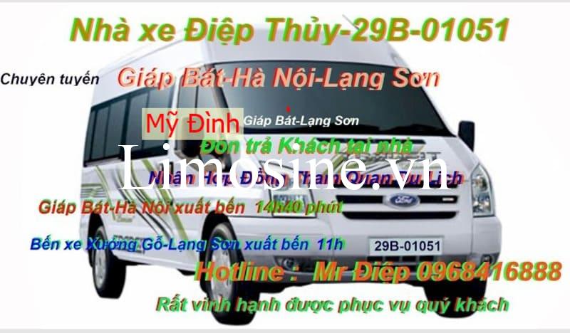 Top 8 Nhà xe từ bến xe Mỹ Đình Lạng Sơn đặt vé xe khách giường nằm