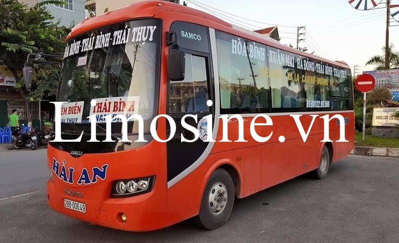 Top 3 Nhà xe Thái Bình Hòa Bình vé xe khách limousine chất lượng