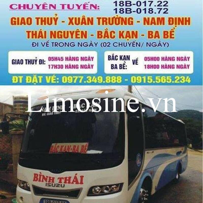 Top 3 Nhà xe Thái Bình Bắc Kạn vé xe khách limousine giường nằm