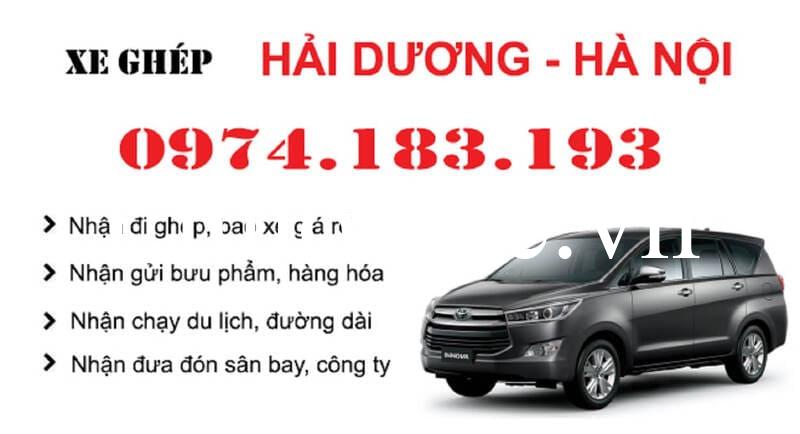 Top 10 Nhà xe ghép Hà Nội Hải Dương đi Nội Bài giá rẻ đưa đón tận nơi