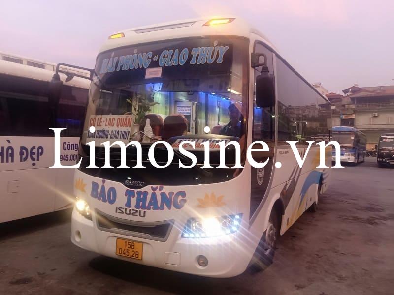 Top 7 Nhà xe Giao Thủy Hải Phòng đặt vé xe khách limousine giá rẻ