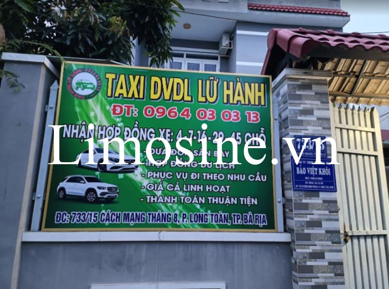 25 Hãng taxi Bà Rịa giá rẻ số điện thoại tổng đài đưa đón sân bay