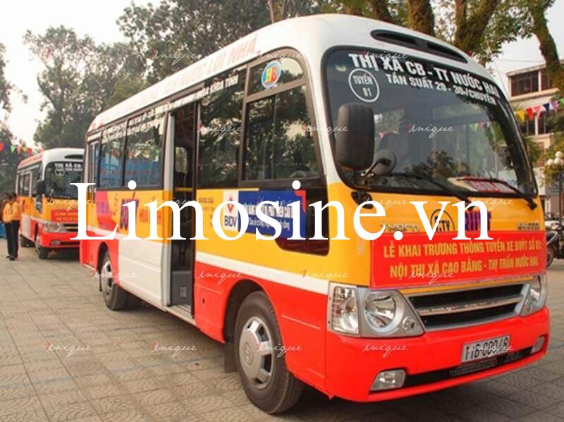 Những tuyến xe bus xe buýt Cao Bằng trong tình và ngoại tỉnh giá rẻ