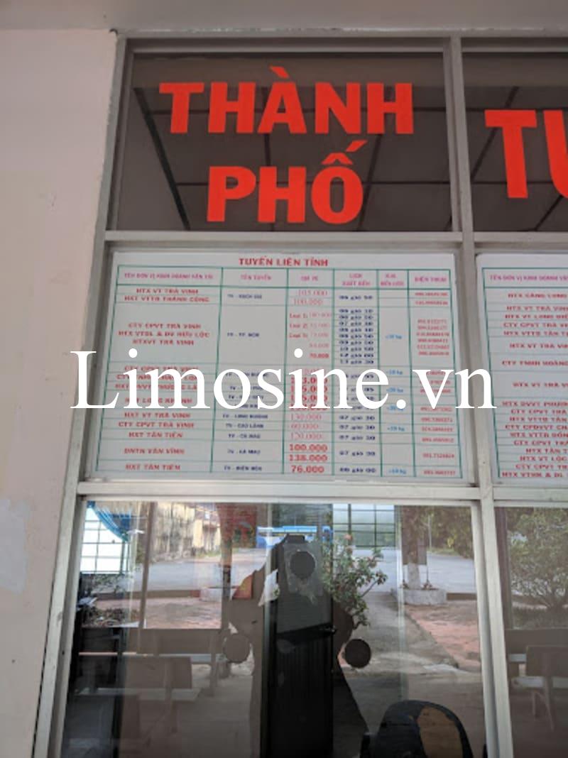 Bến xe Trà Vinh: Số điện thoại địa chỉ liên hệ và danh sách các xe khách