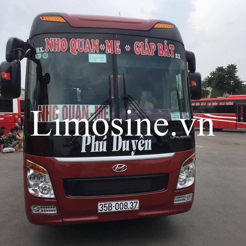 20 Nhà xe Ninh Bình Hà Nội đi Kim Sơn Yên Mô Tràng An Nho Quan