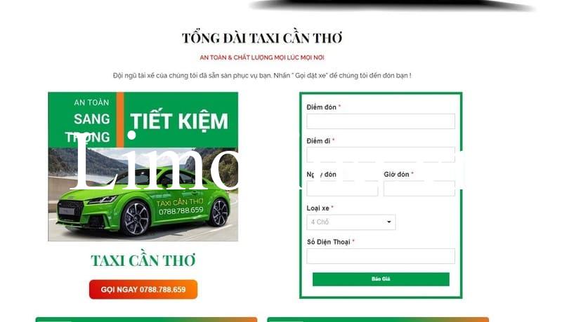 24 Hãng taxi Cần Thơ giá rẻ số điện thoại hotline tổng đài 24/24h