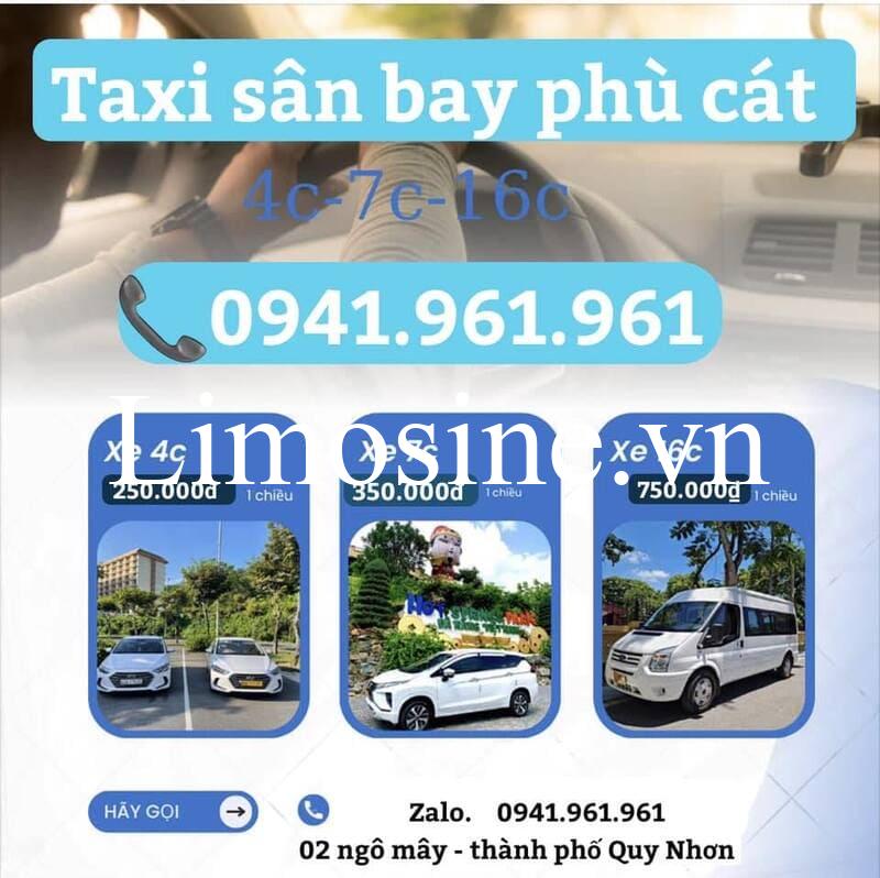 17 Hãng taxi sân bay Phù Cát về Quy Nhơn số điện thoại tổng đài