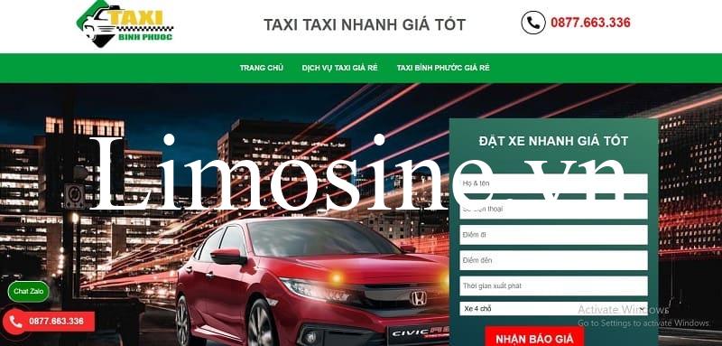 23 Hãng taxi Bình Phước taxi Đồng Xoài giá rẻ số điện thoại tổng đài