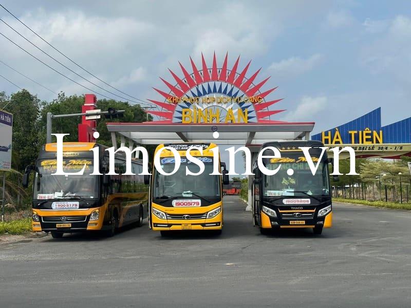 15 Nhà xe buýt xe khách Rạch Giá Hà Tiên limousine tốt nhất