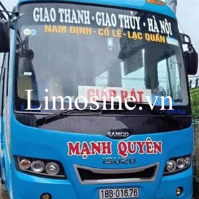 Top 10 Nhà xe Giao Thủy Mỹ Đình về Nghĩa Hưng Xuân Trường