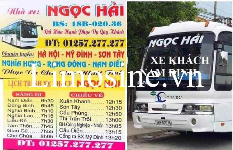 Top 10 Nhà xe Giao Thủy Mỹ Đình về Nghĩa Hưng Xuân Trường