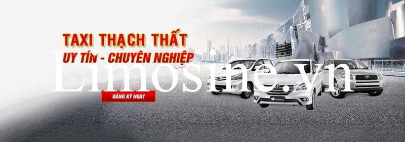 16 Hãng taxi Thạch Thất Hà Nội số điện thoại tổng đài liên hệ